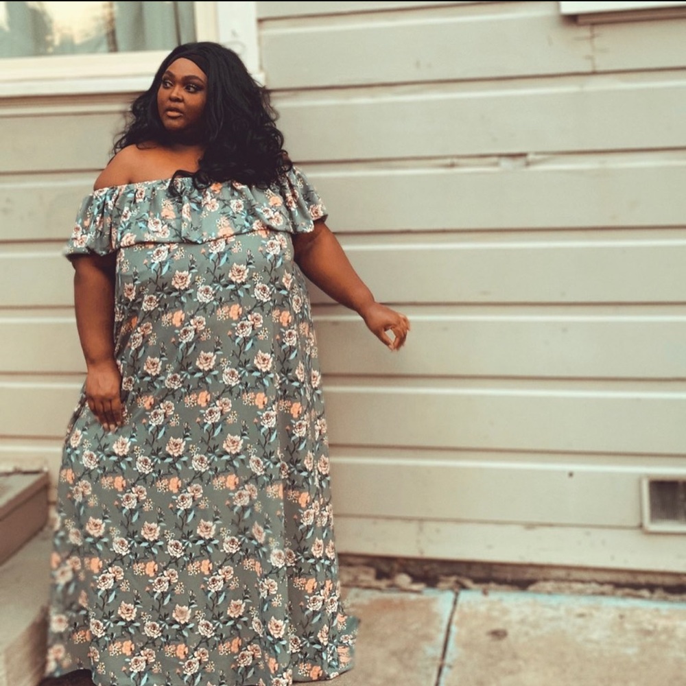Floral maxi dress
